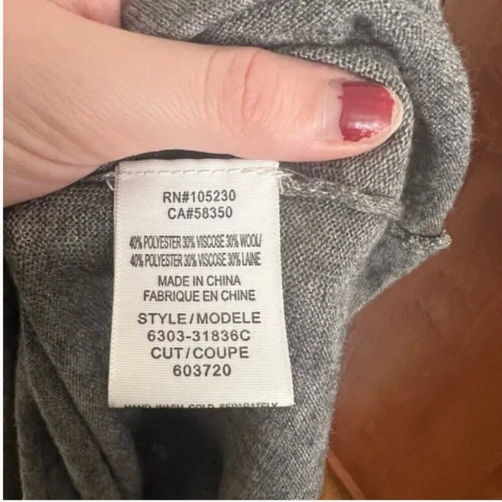 Soft Joie Grey Knit Sweater Dress - Picture 7 of 7
